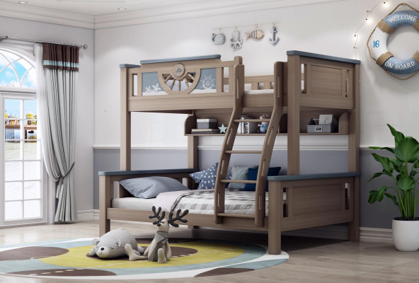 Stapelbed kinderen jeugdkamer meubels hout stapelbed hoog bed dubbele bedden