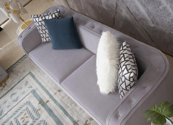 Sofaset 3+2+1 zits Set Design Bankstellen Bekleding Stoffen Moderne Relax