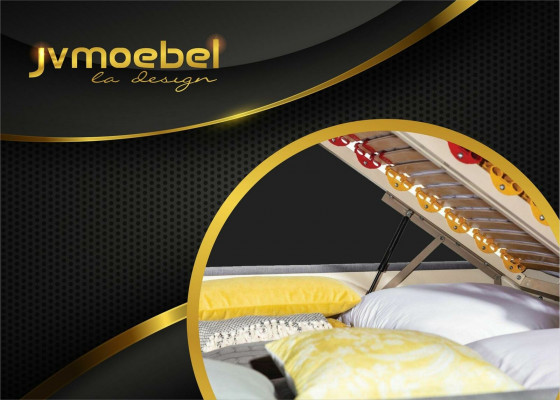 Luxe bed 3-delige set nachtkastje meubels luxe matras slaapkamer bedframe nieuw