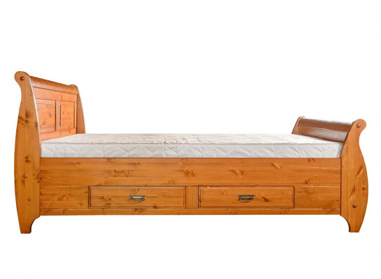 Luxe bed 2x nachtkastje 3-delige set bedden tweepersoonsbed slaapkamer hotel huwelijk nieuw