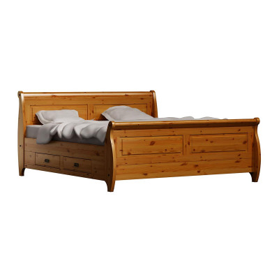 Ontwerp luxe dubbele hotelbedden slaapkamer hout 180x200cm beddengoed