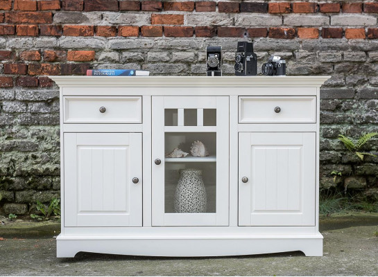 Buffetkast Barkast Plattelands Luxe Italiaanse Houten Meubels Wit Groot Nieuw