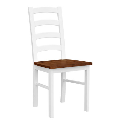 Landhuis eetkamerstoel Wit Stoelen Fauteuil Houten stoel Houten stoelen Meubels Wit
