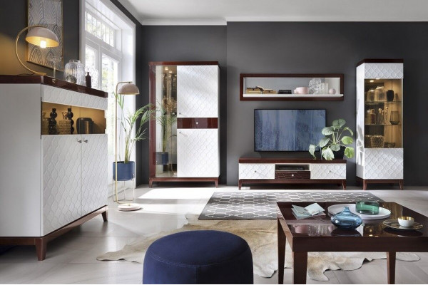 Moderne vitrine ontwerper kast plank glazen kast planken vitrines