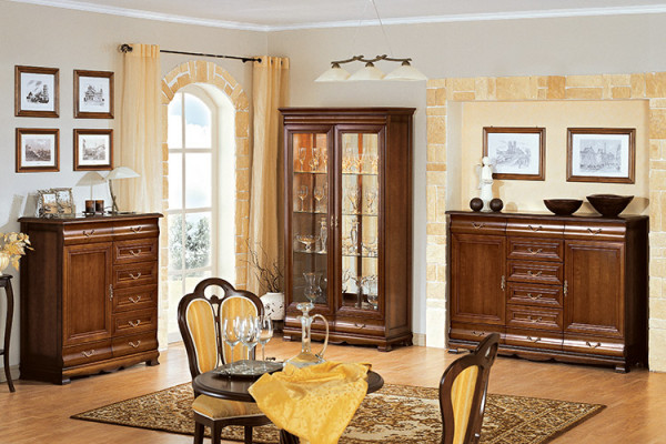 Klassiek dressoir Dressoirs Bijzettafelkast Landelijk dressoir Model N-K3