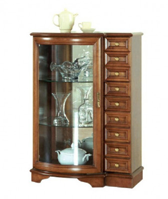 Klassieke vitrinekast ladekast commodes commodekast kast vitrinekast model Z-KS1