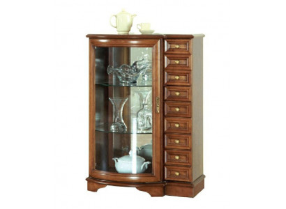 Klassieke vitrinekast ladekast commodes commodekast kast vitrinekast model Z-KS1