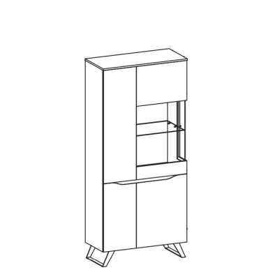 Ontwerp Vitrine Ladekast Dressoir Zijkast Plank Luxe woonkamerkasten Nieuw