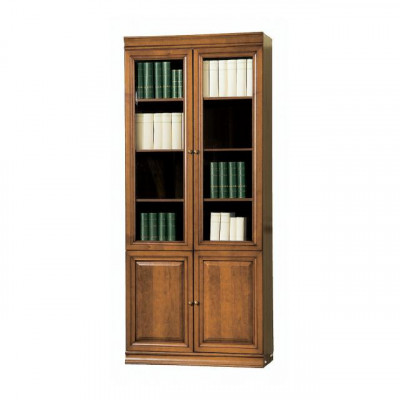 Klassieke kast Boekenkast Boekenplank Vitrine Vitrinekast Glazen kast