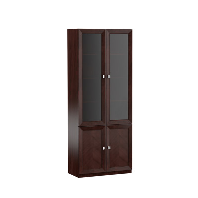 Systeem kantoor meubels vitrine archiefkast klassieke houten kast plank