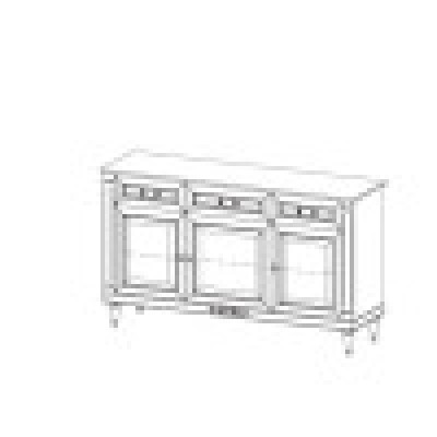 Klassiek dressoir vitrine dressoir vitrinekast dressoir FL-K3
