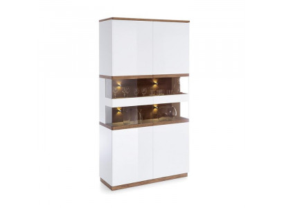 Vitrine Moderne Stijl Woonkamer Collectie Vitrinekast Plank Dressoir Wit