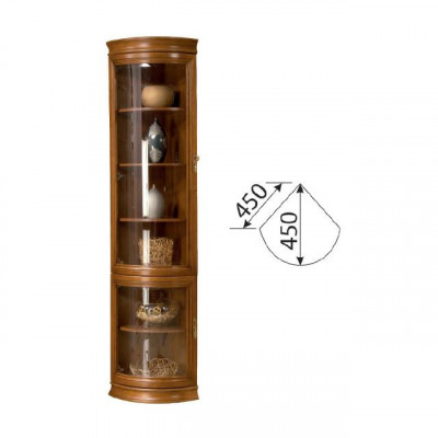 Klassieke kast boekenkast boekenkast vitrine vitrinekast glazen kast