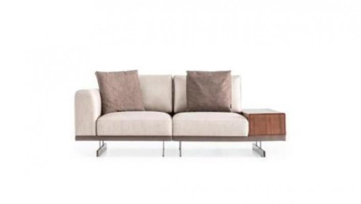 Beige Moderne tweezits luxe bank bank woonkamer meubels banken stof