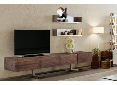 Moderne, elegante tv-kast gemaakt van hoogwaardig en duurzaam hout.