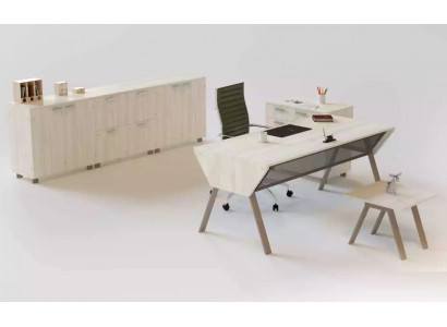 Luxe kantoorset in een elegante moderne stijl gemaakt van hoogwaardig hout.