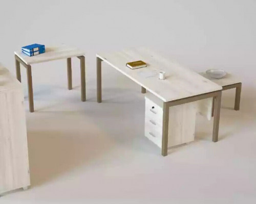 Kantoormeubelen bureau ladekast console tafel salontafel 2x archiefkast