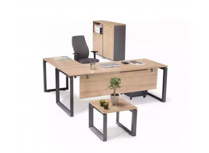 Exclusieve kantoormeubelen Hoekbureau Commode Salontafel 2x Archiefkasten