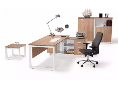 Kantoor meubels bureau archiefkast salontafel 4-delig set inrichting