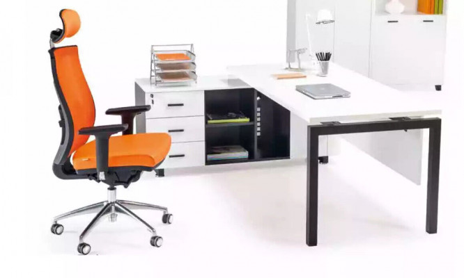 Kantoormeubelen Inrichting Bureau Archiefkast Salontafel 4-delige Set