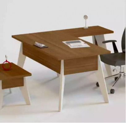 Hoekbureau tafel archiefkast salontafel kast meubels kantoor 3-delige.