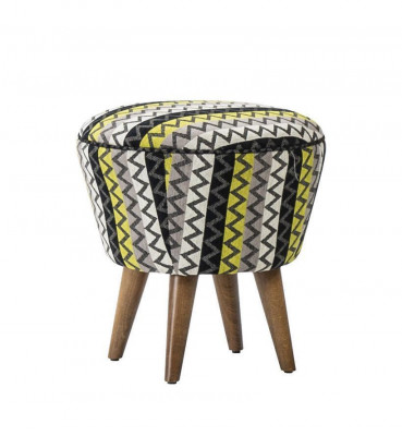 Gekleurde kruk Poef Luxe kruk gestoffeerd meubilair poef Ottomaans gloednieuw