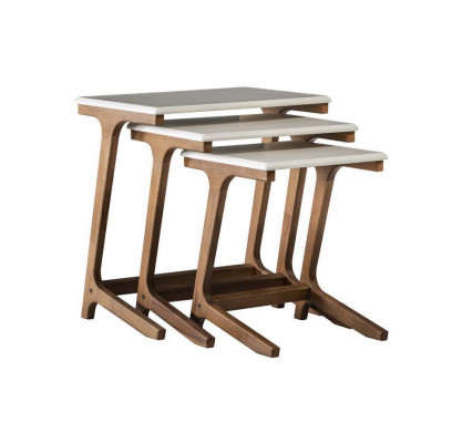 Moderne bijzettafelgroep salontafel luxemeubelset nieuw