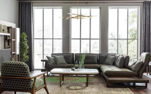 Woonkamer Set Luxe Meubels L-Vorm Bank Fauteuil Textiel Meubel Set Nieuw Woonkamer Set Luxe Meubels L-Vorm Bank Fauteuil Textiel Meubel Set Nieuw