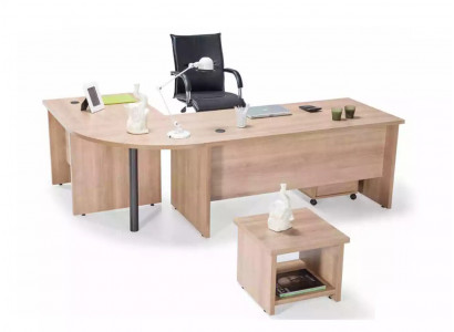 Hoekbureau tafel meubels ladenkast kantoor inrichting praktijk kantoor meubels 3-delig  