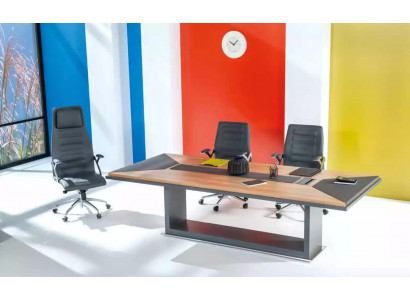 Comfortabele stijlvolle vergadertafel Schrijftafel Kantoor meubels Hout
