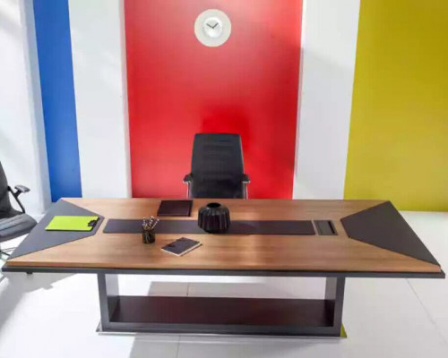 Comfortabele stijlvolle vergadertafel Schrijftafel Kantoor meubels Hout