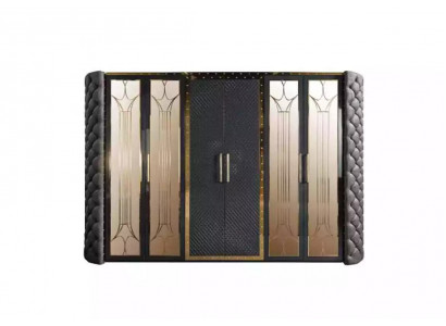 Kledingkast Kast Chesterfield Designer Kasten Gestoffeerd 315cm