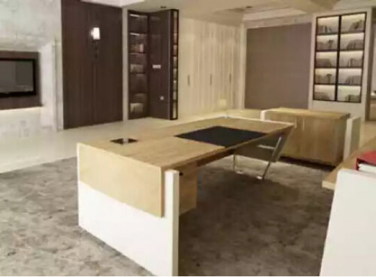 Bureau salontafel archiefkast dressoir modern bruin hout