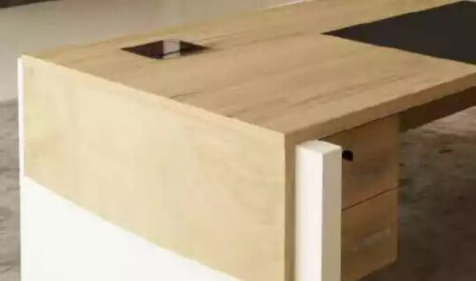 Bureau salontafel archiefkast dressoir modern bruin hout