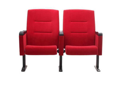 Art Deco fauteuil bankstoel 1-zits voor theaterontwerp Luxe Rood Textiel Nieuw