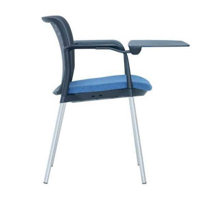 Moderne gestoffeerde stoelen ontwerp stijlvolle blauwe stoelen kantoorstoel stoel nieuw