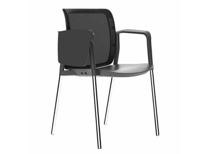 Moderne fauteuil van topkwaliteit, stijlvol design zwarte fauteuil bureaustoel stoel.