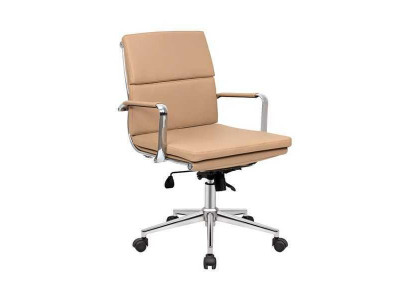 Luxe draaistoel Beige Gaming moderne eenpersoonskantoorstoel Bürostuhl Bürostuhl
