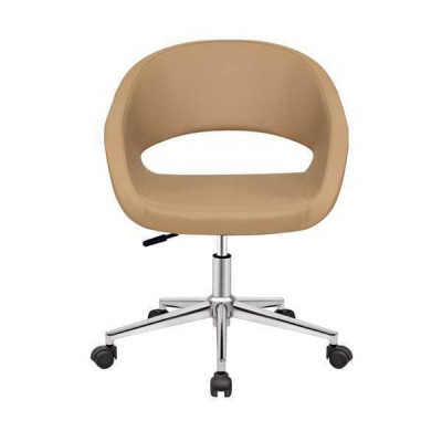 Hoogwaardige moderne bureaustoel gamingstoel Beige bureaustoel draaistoel Nieuw