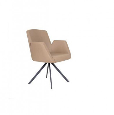 Stoelbekleding kunstleer bureaustoelen modern computerstoelen meubels beige nieuw.