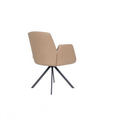 Stoelbekleding kunstleer bureaustoelen modern computerstoelen meubels beige nieuw.