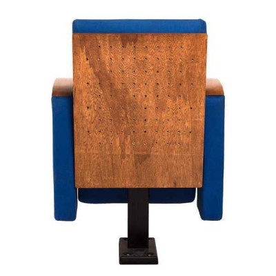 Fauteuil Art Deco Fauteuil Bankstel 1-zits voor Theater Design Luxe Blauw Textiel