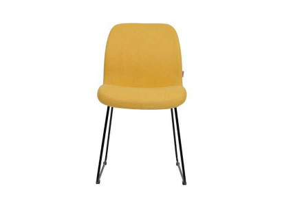 Stoelen Geel Luxe Design Gestoffeerde Stoel Kantoor Meubels Nieuw Eetkamer Textiel Meubels