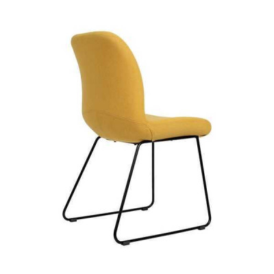 Stoelen Geel Luxe Design Gestoffeerde Stoel Kantoor Meubels Nieuw Eetkamer Textiel Meubels