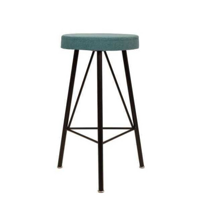 Eetkamerstoel Luxe rond blauw Stoelen Stoel Ontwerp Fauteuil Meubels Textiel Nieuw