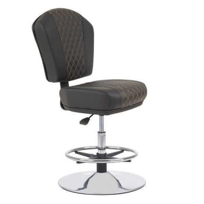 Stijlvolle barkruk stoel ontwerper metalen eetkamerstoel kruk bar grijs nieuw