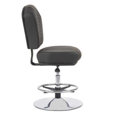 Stijlvolle barkruk stoel ontwerper metalen eetkamerstoel kruk bar grijs nieuw