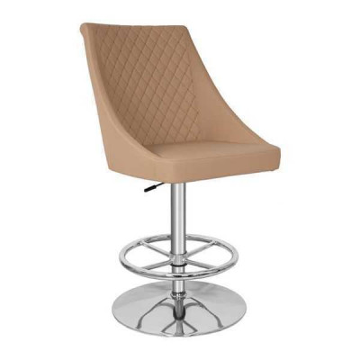 Modern Hoogwaardige Beige Stoel Designer Barkruk Kunstleer Luxe Meubels nieuw