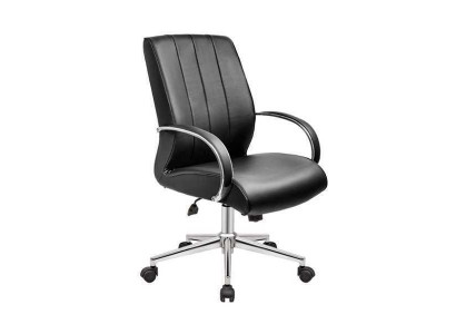 Fauteuil kunstleer gestoffeerd Draaibare computerstoelen Meubilair Kantoorstoel Directiestoel