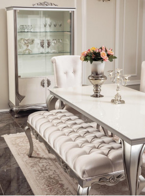 Vitrine Luxe Houten Kasten Italiaanse Meubels Woonkamer Dressoir Glas